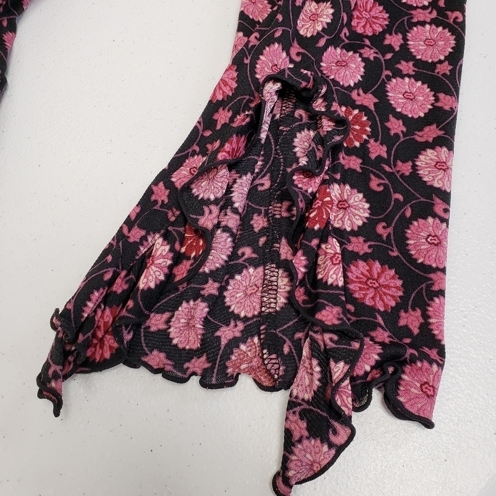 Apostrophe Womens Floral Long Sleeve Top Size 16W-18W - Picture 4 of 6